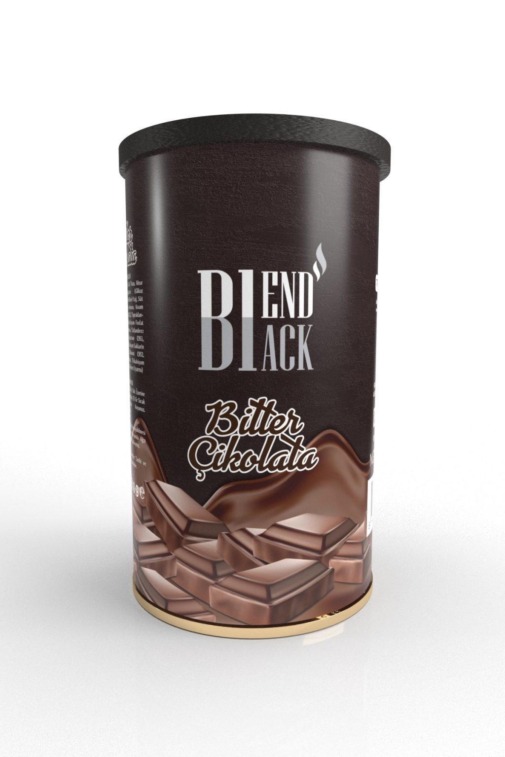 Bitter Sıcak Çikolata 500Gr Teneke Kutu Blendblack